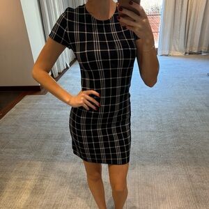 Theory dress navy and white